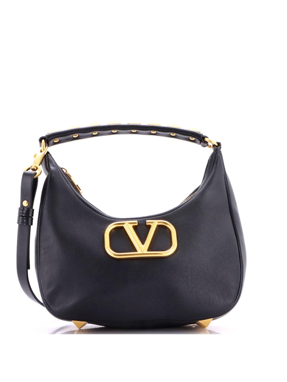Valentino Garavani Stud Sign Zip Hobo #349571V16B